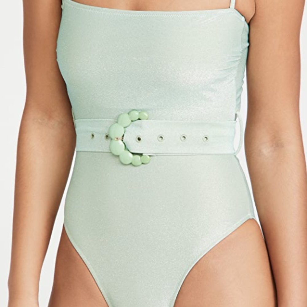 Shani Shemer Reef Accessory Bandeau One Piece Swimsuit